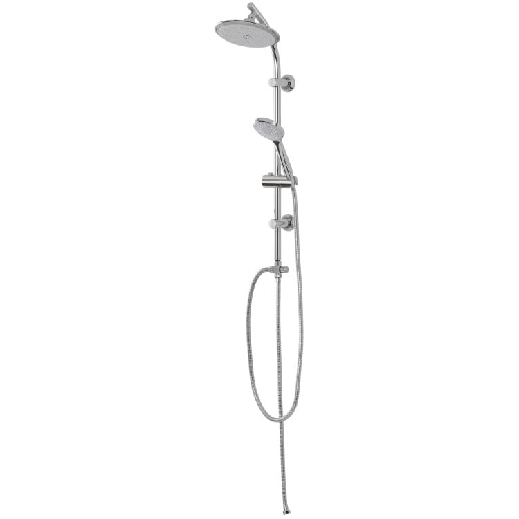 Colonna doccia H82cm in acciaio cromato con soffione tondo Platinum Feridras