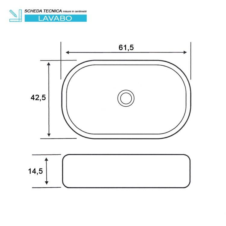 Consolle da bagno sospesa 120cm cemento con specchio Shelf Feridras