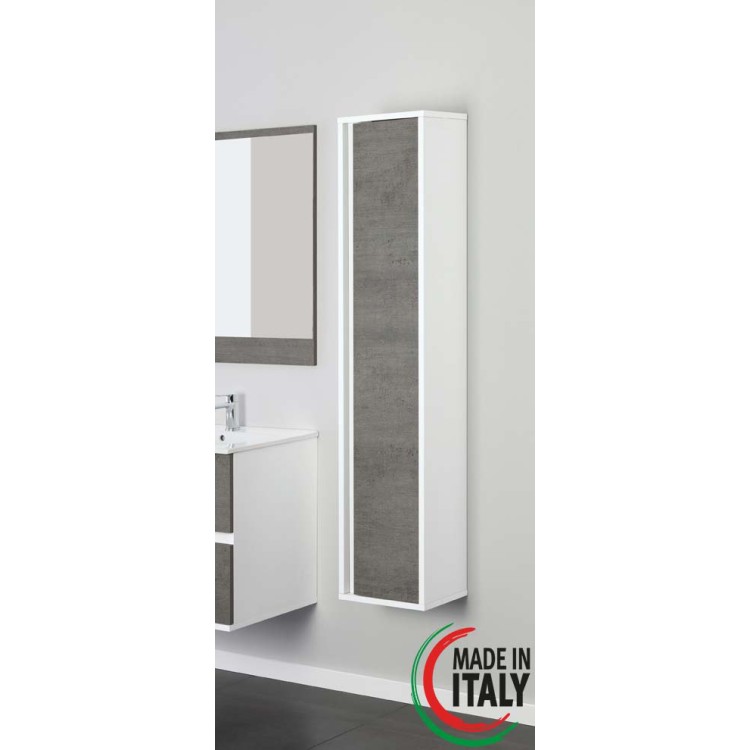 Pensile da bagno sospeso cemento 30x150cm Fabula Feridras