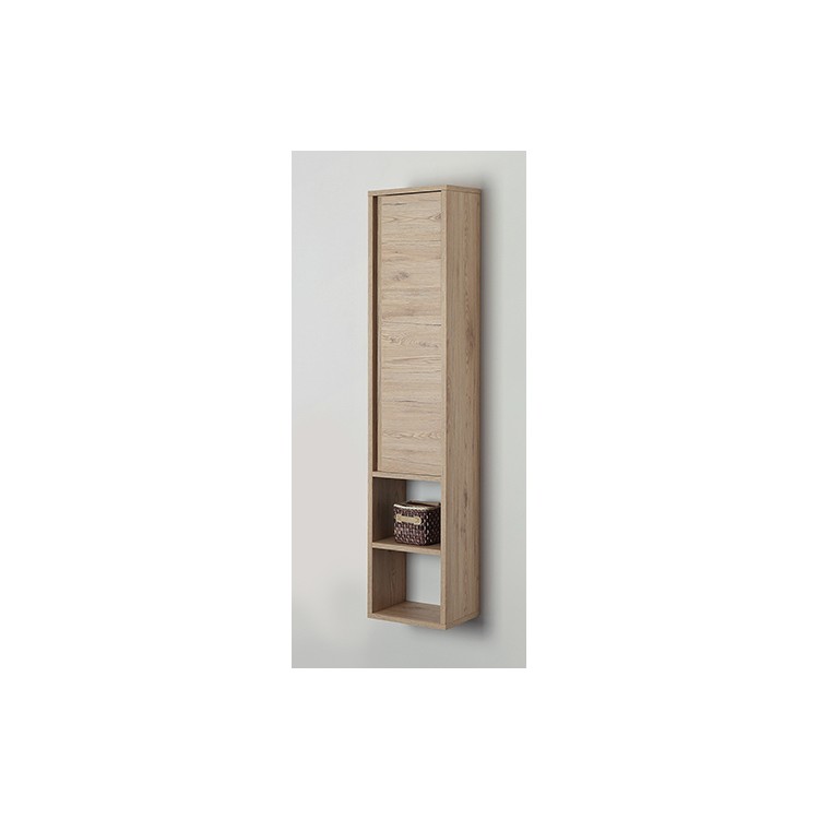 Pensile da bagno sospeso rovere 30x150cm Shelf Feridras