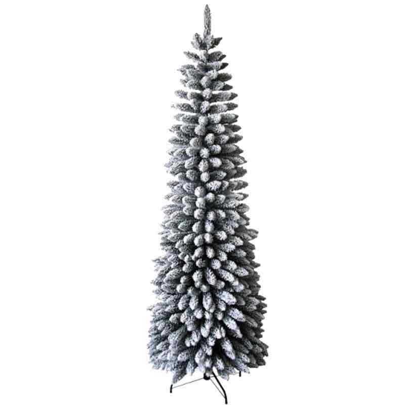 Albero Di Natale Innevato Slim Dimitri Cm Giordanojolly